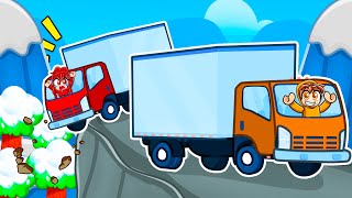 DANGEROUS TRUCK DRIVING with My CRUSH In Roblox [upl. by Sclar]