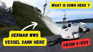 German WW2 vessel sank here Fifish VEvo makes great discovery under water [upl. by Scutt718]