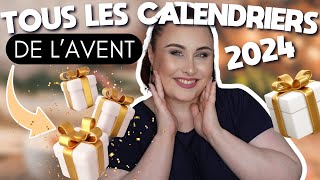 TOUS LES CALENDRIERS DE LAVENT BEAUTE 2024 [upl. by Rudie]