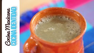 Cómo hacer Atole de Pinole Yuri de Gortari Recetas Mexicanas Gastronomía Mexicana [upl. by Sykes]