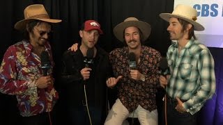 Justin Moore Interviews Midland Backstage at the ACMs [upl. by Abehs241]