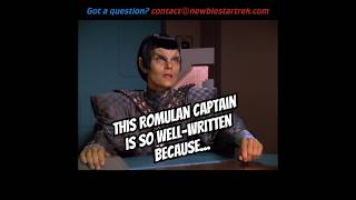 This Romulan Captain is so wellwritten because [upl. by Akehsal]