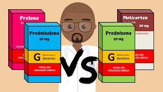 Qual a diferença entre PREDNISONA e PREDNISOLONA Eles são intercambiáveis [upl. by Prader]