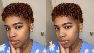 DIY FINGER COILS  NEW COLOR ALERT🤎🍁 [upl. by Laeno208]