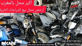 أرخص محل بيع الدراجات النارية بالمغرب BÉCANE 33 SANYA c50 DOCKER [upl. by Gnilyam]