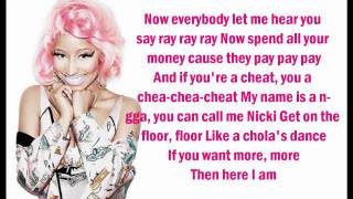 Nicki Minaj  Starship Lyrics On Screen [upl. by Kacy837]