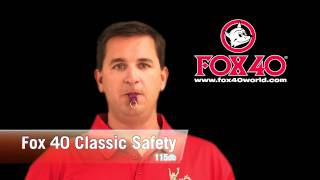 Fox 40 Classic Safety Pealess Whistle [upl. by Ayekram]