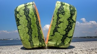 Whats inside a Square Watermelon [upl. by Rivi]