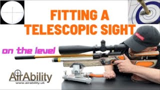 65 Fitting a telescopic sight to an air rifle  Explained ALSO READ MANUFACTURER’S INSTRUCTIONS [upl. by Rosette808]