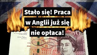 To Koniec Praca w Anglii już się nie opłaca Zapaść Emerytur w GBP [upl. by Annavoig]