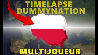 Timelapse avec la Pologne sur Dummynation en multijoueur [upl. by Rydder]