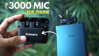 Rs3000 Wireless Mic for Mobile  Best Budget Microphone for YouTube [upl. by Nastassia]