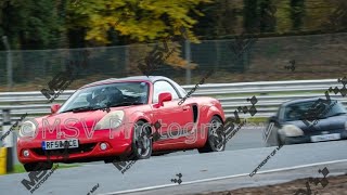 Battle of the MR2s at a very wet Oulton Park [upl. by Garnet185]