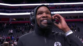 Kevin Durant talks 51 points against the Pistons  Postgame Interview [upl. by Even573]