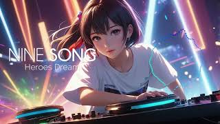 Nine Song  Heroes Rise  EDM Big Room Progresive House  Free Copyright Music 2024 [upl. by Maguire]