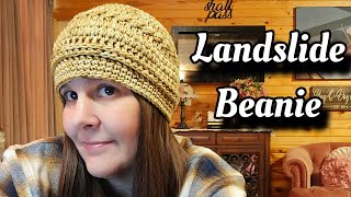 Quick and Easy Crochet Hat Pattern Tutorial  Landslide Beanie [upl. by Galateah]