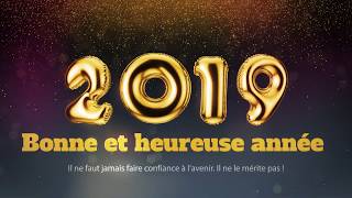 Bonne Année 2019 à toutes et à tous [upl. by Telford]