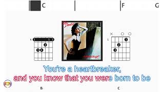 PAT BENATAR Heartbreaker FCN GUITAR CHORDS amp LYRICS [upl. by Eugnimod]