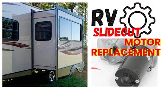 RV SlideOut Motor Replacement and Repair HD 1080p [upl. by Aronle295]