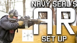 How a Navy SEAL Sets up his AR  Tactical Rifleman [upl. by Ardnuahs]