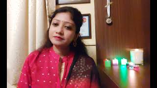 On the occasion of Diwali Sung by DebolinaJab deep Jale [upl. by Tomkin]