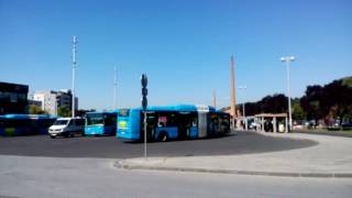 ZagrebČrnomerecZET buses at bus terminal [upl. by Dianna]