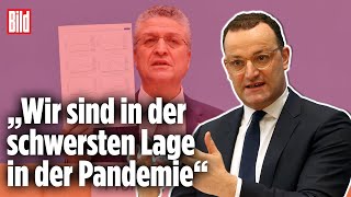 Spahn und Wieler schlagen Alarm „Deutschland ein einziger großer Ausbruch“ [upl. by Yalahs390]