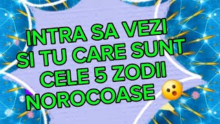 TOP 5 ZODII NOROCOASE LA MIJLOC DE TOAMNA 😮 Vezi și tu care sunt norocoșii  poate chiar tu [upl. by Ihana99]