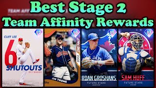 The BEST Stage 2 Team Affinity Cards To Grind For  Who Should You Target First MLB The Show 21 [upl. by Htebasil420]