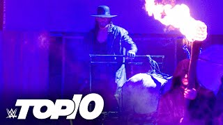 The Undertaker’s greatest entrances WWE Top 10 Nov 1 2020 [upl. by Hcir]