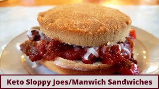 Quick Keto Sloppy JoesManwich Sandwiches [upl. by Gnol294]