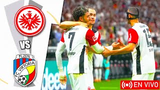 Eintracht Frankfurt vs Viktoria Plzeñ en vivo  Europa League [upl. by Ynohtna]