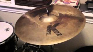 Zildjian 20quot K Custom Session ride cymbal Steve Gadd [upl. by Riva]