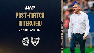 PostMatch Media Availability Vanni Sartini  September 7 2024 Presented by MNP [upl. by Anillek]