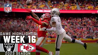 Las Vegas Raiders vs Kansas City Chiefs Game Highlights  NFL 2023 Week 16 [upl. by Craig]