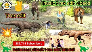 trex dainesoar tutorial 🦕 dainesoar attack trex edit tutorial 🦕 jurassic trex dainesoar [upl. by Abih480]