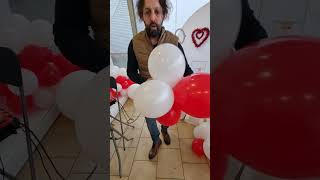 VOICI MA TECHNIQUE POUR ASSEMBLER LES BALLONS ENTRE EUX ET RÉALISER UNE ARCHE ORGANIQUE balloon [upl. by Conni]