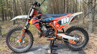 KTM SX 250 2018 COMPLETE REBUILD CROSS DIRT BIKE  PART 12  4K [upl. by Voccola876]