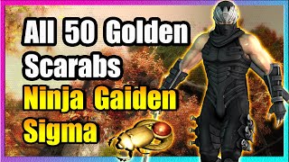 All 50 Golden Scarabs Ninja Gaiden Sigma [upl. by Steinman]