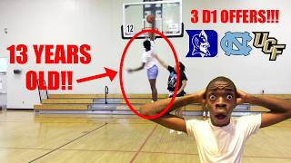 VARSITY HOOPER vs the TOP MIDDLE SCHOOLER IN THE NATION INSANE 1V1 [upl. by Bravar]