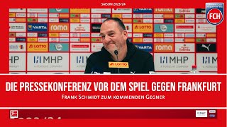 Die Pressekonferenz vor dem Spiel gegen Frankfurt [upl. by Airpal]