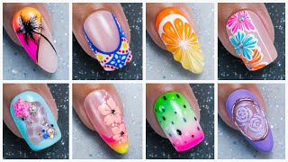 10 New Summer Nail Art Ideas 2024  Best Relaxing Nail Art Compilation [upl. by Nalahs]