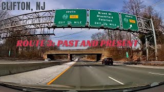 4 Route 3 THEN AND NOW to US 46 Passaic River Bridge  Garden State Parkway  SPLIT SCREEN [upl. by Isyed]