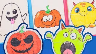 DIY Открытки – пугалки на Хэллоуин  How to make Halloween Surprise Cards [upl. by Arza857]