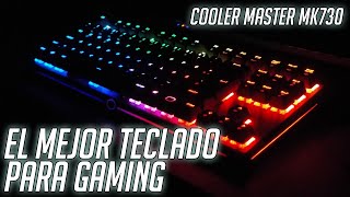 ¡EL MEJOR TECLADO PARA GAMING COOLER MASTER MK730 PRUEBA DE SONIDO [upl. by Annaiuq]