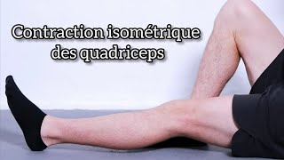 Contraction isométrique des quadriceps  Comment leffectuer  Avantages  Orthoinfoca [upl. by Aliuqet18]