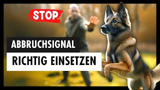 Effektives ABBRUCHSIGNAL Beim Hund  Kommuniziere Klar Und Korrigiere Fehlverhalten Im Hundetraining [upl. by Woo]