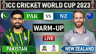 ICC World Cup 2023  PAKISTAN vs NEW ZEALAND WARM UP MATCH LIVE SCORES  PAK vs NZ LIVE [upl. by Letitia]