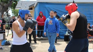 Bakersfield Boxing 15 Alex vs X Exhibition [upl. by Atnahc]