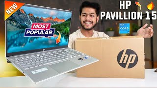 HP Pavilion 15 Thin amp Light Laptop Unboxing🔥2023 Gaming Test Best Laptop Under 50k RS [upl. by Irehj]